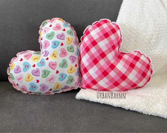 Almohada de corazón para el día de San Valentín, almohada de