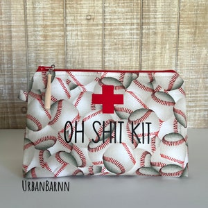 Baseball-Beutel, Sporttasche für Verbandskasten, Schminktasche, Verbandsbeutel, Verbandskasten für Mütter, Geldbörse Verbandskasten, Autsch-Beutel, Oh-Shit-Kit