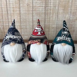 Dallas Cowboys, Kansas City Gnomes, NFL Football Gnomes, Football Decor, Personalized Gnomes, Football Gnome Party Decor, Football Gifts