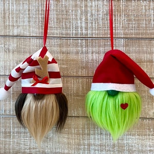 Christmas Ornaments - Grinch Ornament - Max Ornament - Handmade with LOVE