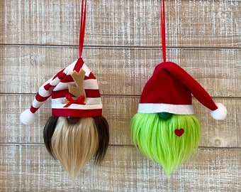 Christmas Ornaments - Grinch Ornament - Max Ornament - Handmade with LOVE