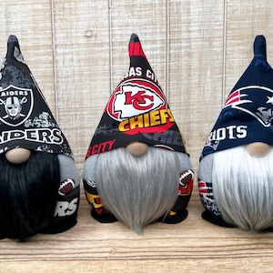 Rams Football Gnomes, 49ers Football Decor, Vikings Football Gnome, Eagles Gnome, Kansas City Gnome, Personalized Gnomes, Football Gifts