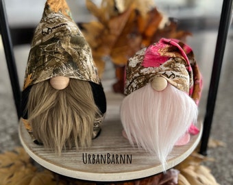 Hunting Gnomes, Camouflage Gnome, Hunting gift, Nisse, Camo Gnome, Scandinavian Gnomes