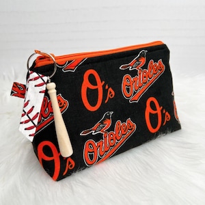 Orioles Make-up Tasche - Baltimore Orioles Stiftetäschchen - Orioles Boxy Bag - Orioles Zubehör Beutel - Orioles Make-up Tasche - Orioles Geschenke