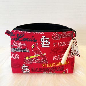 St. Louis Cardinals Baseball - Cardinals cosmetic pouch - St. Louis accessory bag - Cardinals makeup bag, St. Louis Cardinals gifts