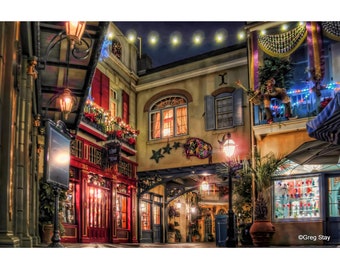 Disneyland New Orleans Square #167, BUY 2 GET 1 -8x12 print free!!  Fuji Pearl Paper  / Metal Print