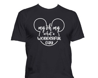 Disney T-Shirt: Wonderful Day, Gildan Ultra Cotton Tee