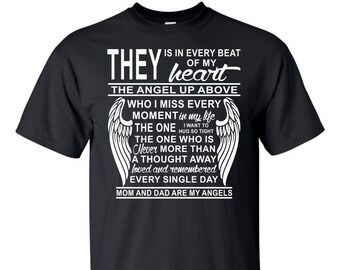 Ellos son mi mamá y mi papá, mis ángeles (camiseta)