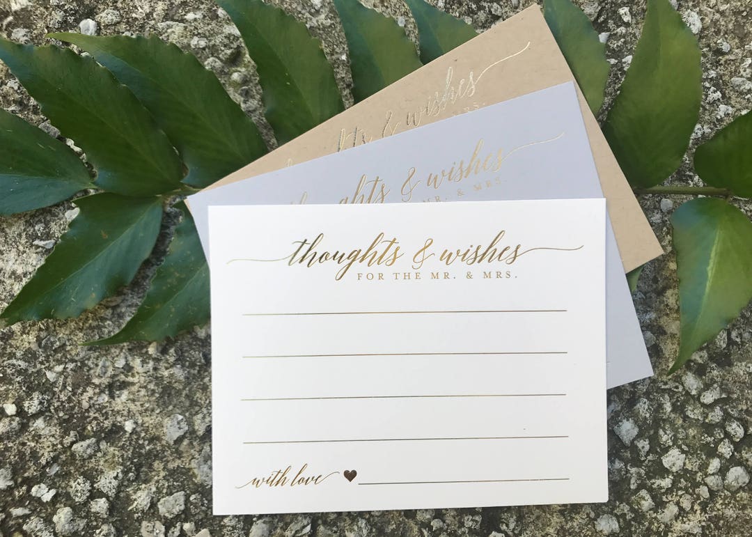 WEDDING ADVICE Cards Advice Cards for the Bride and Groom Guest Book