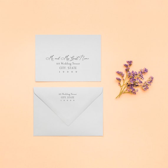 How to Print Your Wedding Invitation Envelopes at Home - Ijeoma Kola