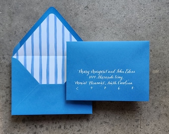 Custom Calligraphy on Our or Your Envelopes | Hand Written Envelopes | Wedding Invitation Envelopes