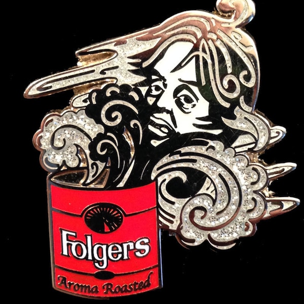 Big Lebowski "Spirit Of Donny" lapel pin. " Good night sweet prince"  Folgers can.