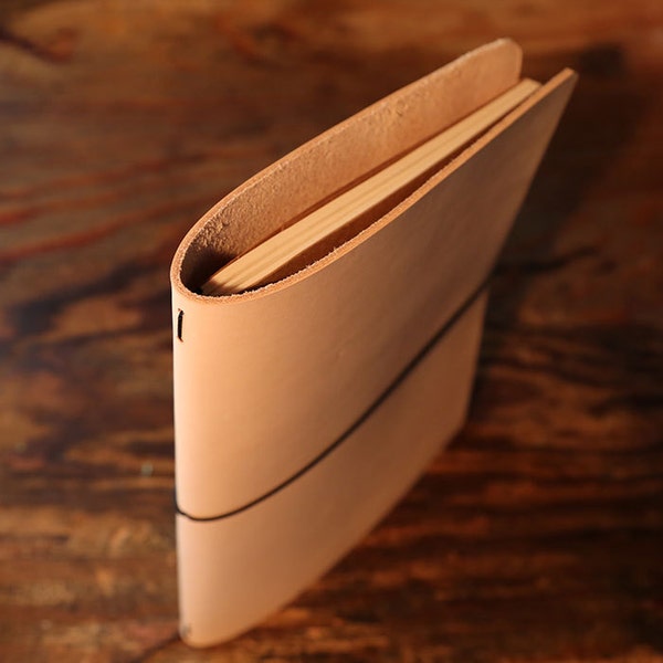 Double Extra Large Moleskine Cahier Leather Notebook Journal Cover