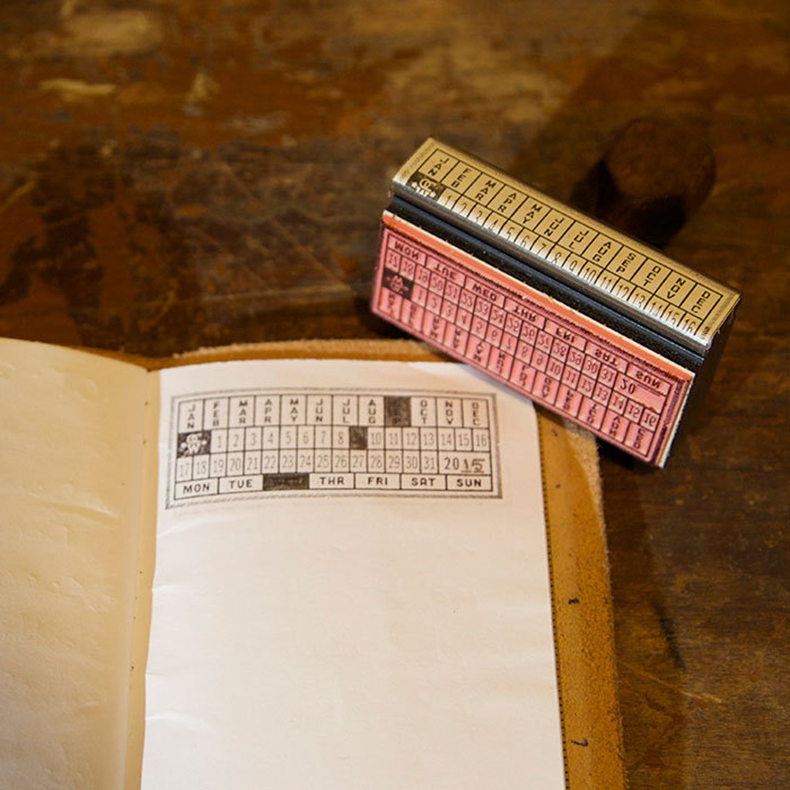 Field Notes Moleskine Notebook Journaling Date Stamp Etsy