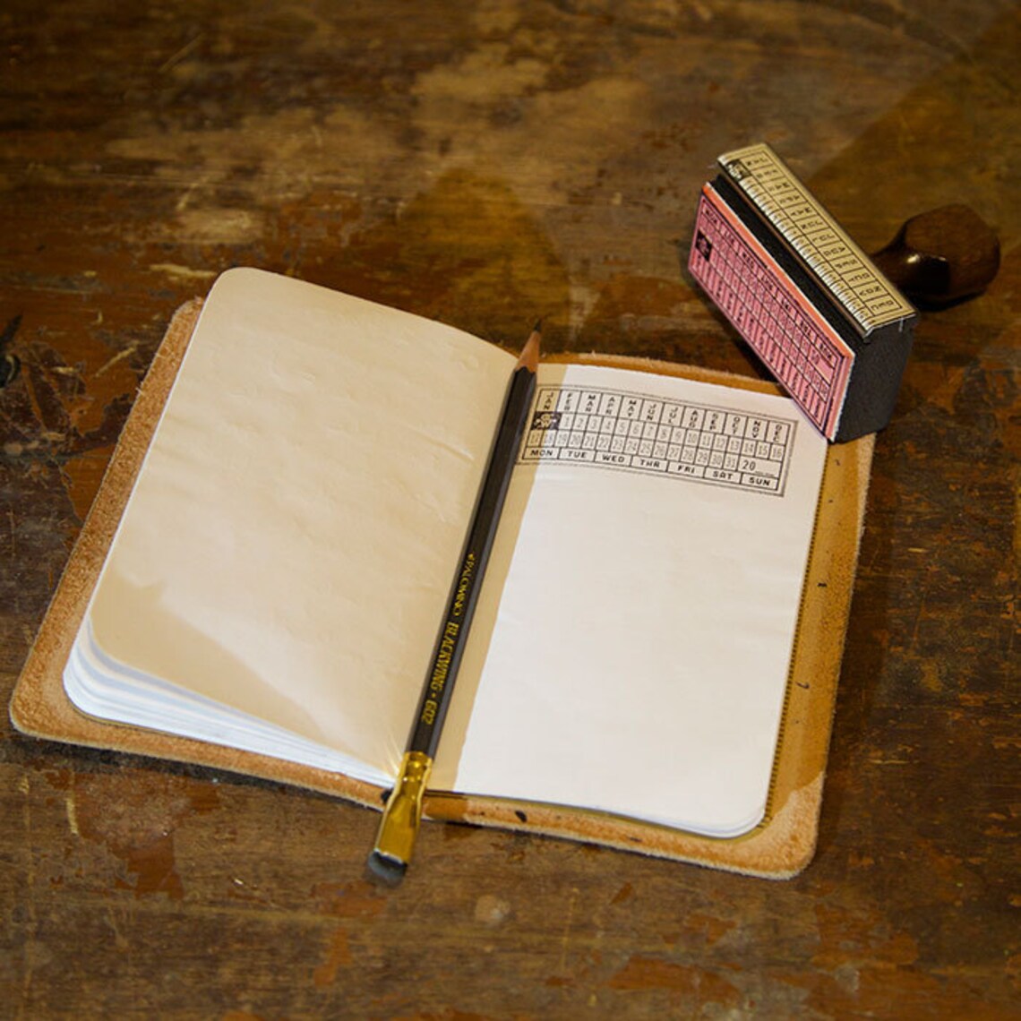 Field Notes Moleskine Notebook Journaling Date Stamp Etsy