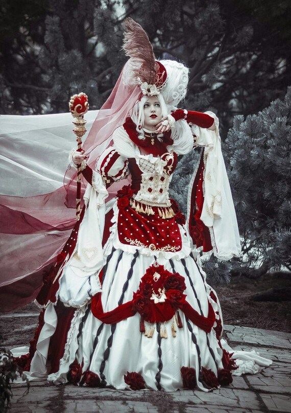queen of hearts ball gown