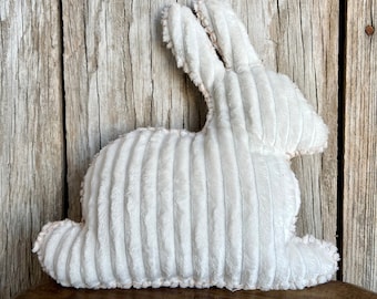 Chenille Fabric Easter Bunny