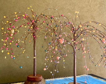 Easter Willow Tree with Pastel Berries and Eggs