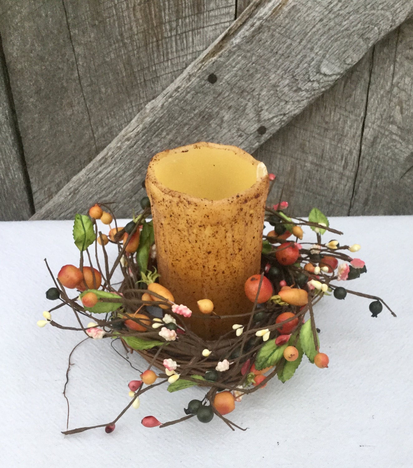 Easter Candle RingMini Easter Wreath Spring WreathEaster