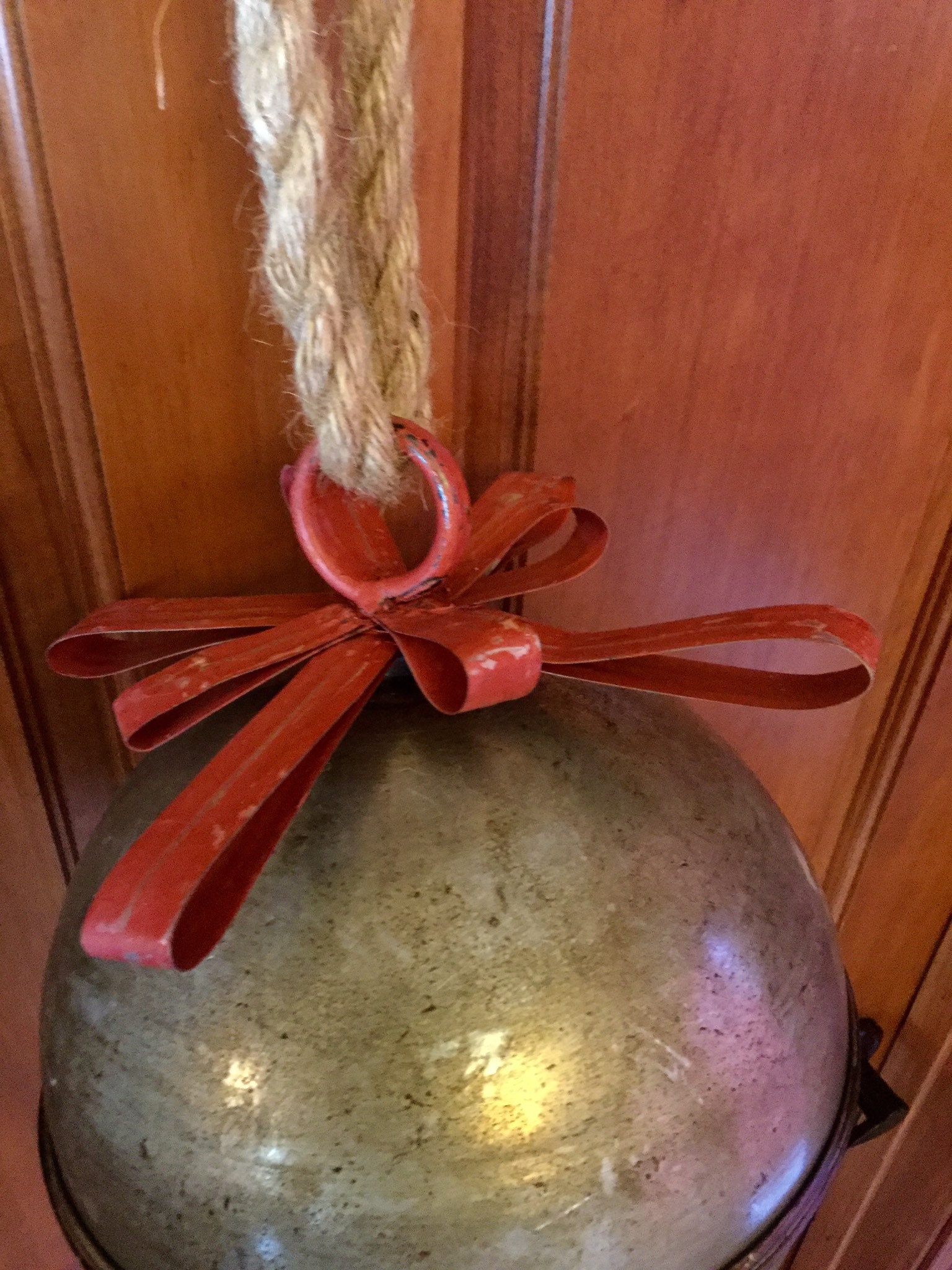 Extra Large Galvanized Jingle Bell