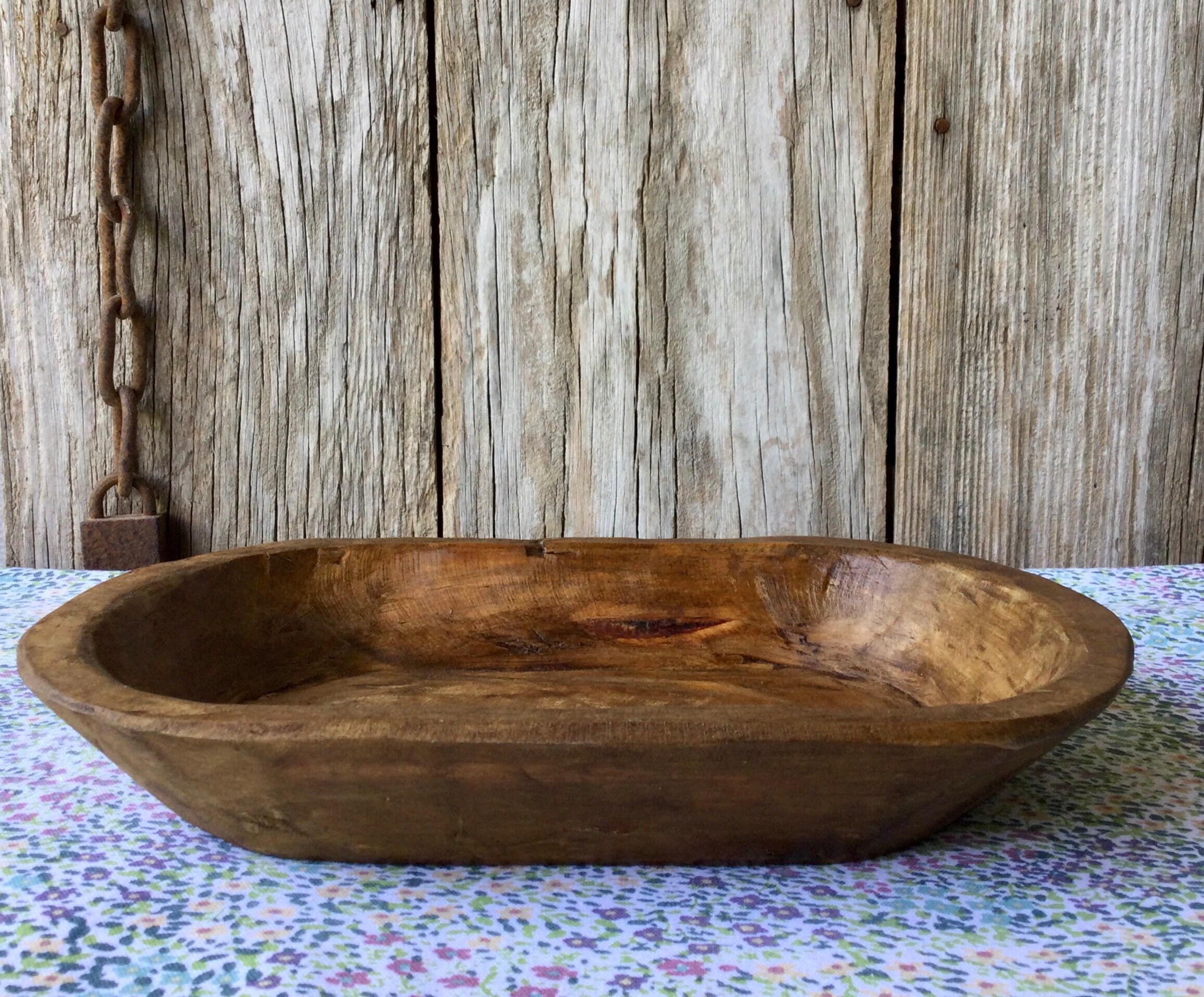 Extra Large Wood Dough Bowl