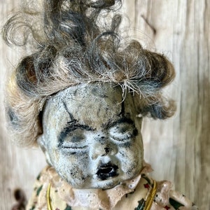 Creepy Horror Doll Maggie, Goth Doll, Spooky Doll, OOAK, Haunted ...