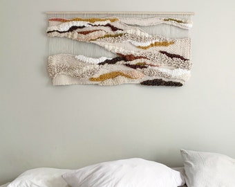 Medium custom order rope and wool weaving