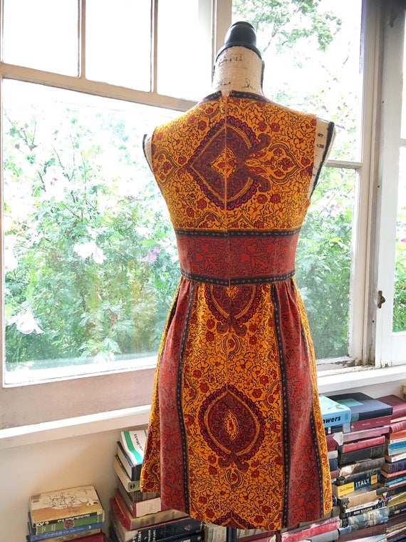 Vintage 1960s Paisley Mini Dress // Peck + Peck - image 3