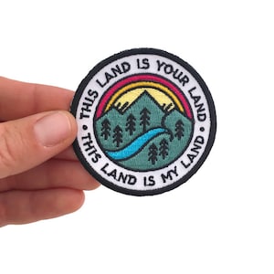 This Land Is Your Land - Iron on Patch