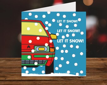 Citroen BX  Let It Snow - Blue