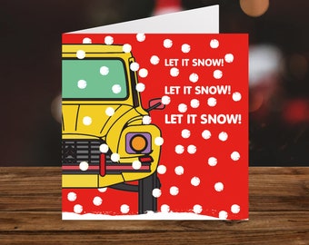 Citroen Dyane Let It Snow - Red