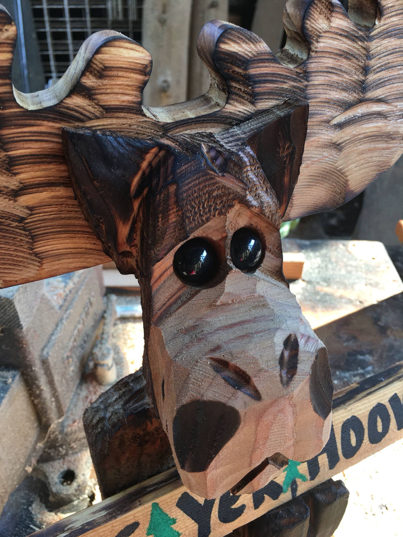 20 Moose Chainsaw Carving Etsy