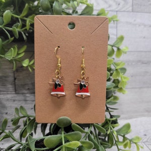 Bell Earrings; Bell; Dangle Earrings; Drop Earrings; Christmas Bell; Jingle Bells;