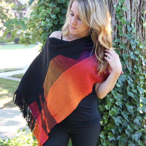 Sunset Poncho Pattern