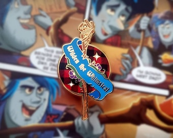 Wilden the Whimsical - Onward Themed Enamel Lapel Pin