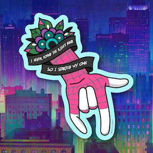 Earth 65 - SpiderVerse Inspired Gwen Stacy Vinyl Sticker