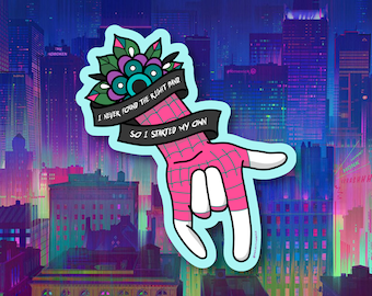 Earth 65 - SpiderVerse Inspired Gwen Stacy Vinyl Sticker