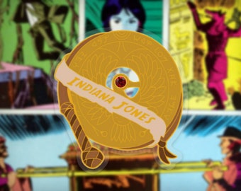 Indiana Jones themed "Headpiece of Ra" Clear Vinyl Sticker