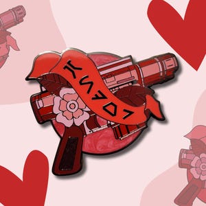 Alliance Captain - Star Wars Inspired Cassian Andor Enamel Lapel Pin (Valentine&#39;s Day Color Variant)