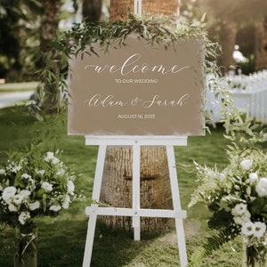 Welcome Wedding Sign | Wedding Sign Package | Customizable | Wedding Decor | Acrylic Wedding Sign | Hand Painted |Wedding Sign Bundle