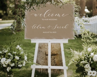 Welcome Wedding Sign | Wedding Sign Package | Customizable | Wedding Decor | Acrylic Wedding Sign | Hand Painted |Wedding Sign Bundle