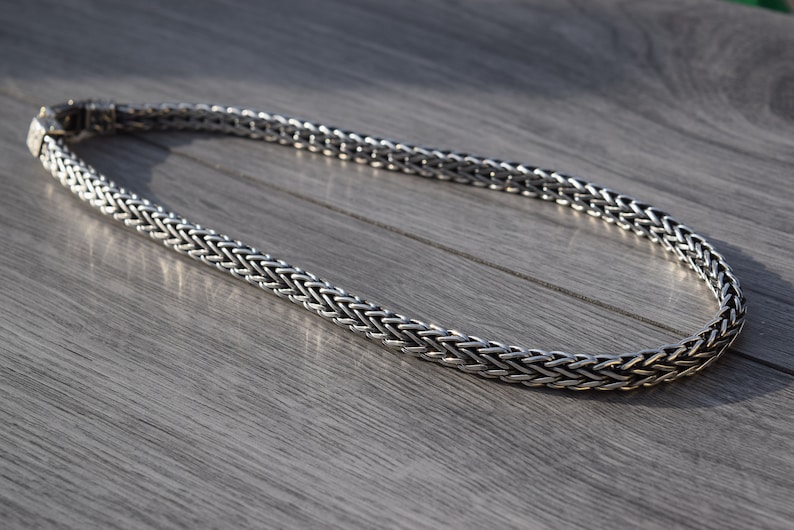 Men 925 Sterling Silver Heavy Snake Chain Handmade. Etsy