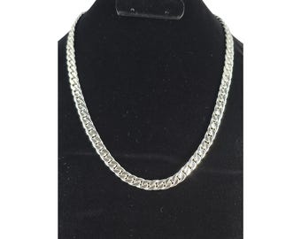 Kubanische Gliederkette aus 925er Sterlingsilber