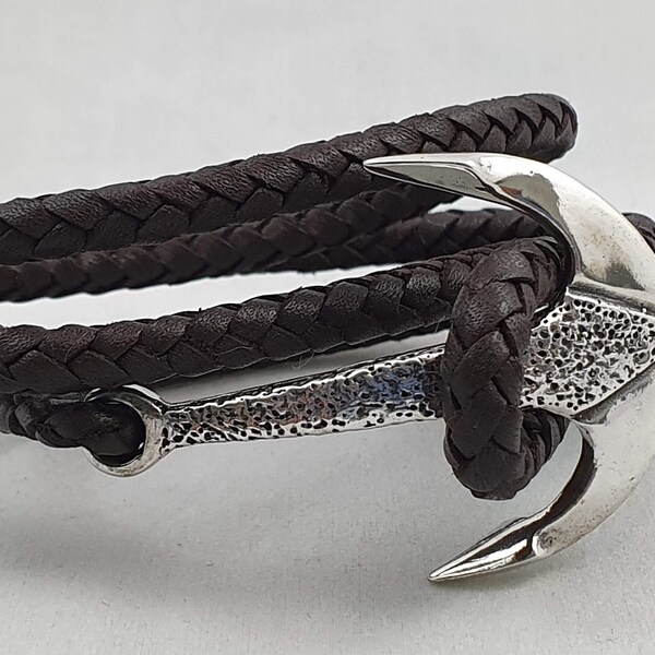 Mens Anchor Bracelet Etsy
