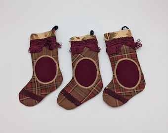 Mini Christmas Stocking - Set of 3
