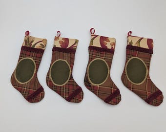 Mini Christmas Stocking - Set of 4