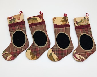 Mini Christmas Stocking - Set of 4