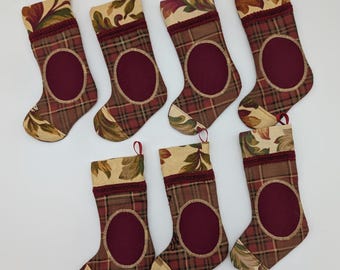 Mini Christmas Stocking - Set of 7