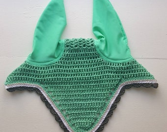 Mint Green Horse Fly Bonnet