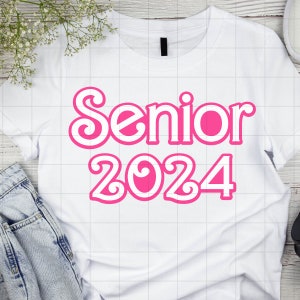 Class of 2024 SVG PNG, graduation cap svg png, senior 2024 svg png, senior shirt svg png, graduation svg png, Senior Barbie shirt